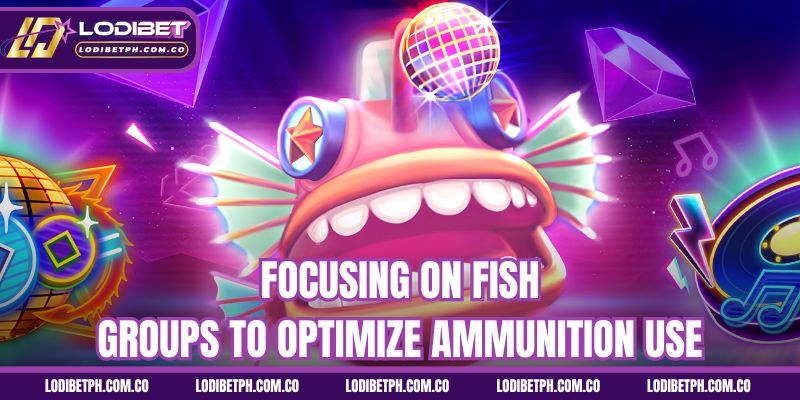 Focusing on fish groups to optimize ammunition use